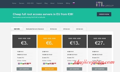 itldc乌克兰服务器：€19.9/G1610/4g内存/500g硬盘/不限流量
