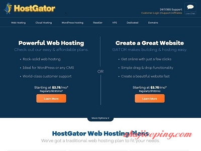 hostgator：cpanel虚拟主机，4折促销，适合中小网站-国外主机测评