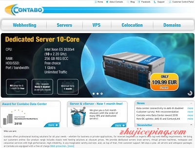 #推荐# contabo：€4.99/月/8g内存/4核/300gSSD/不限流量+快照+Windows（良心商家）-国外主机测评