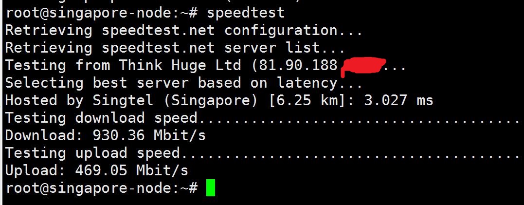 onevps：新加坡直连VPS测评，1Gbps带宽/10T流量