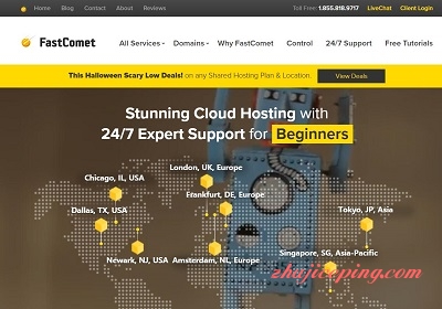 fastcomet：万圣节8折促销，日本kddi线路，虚拟主机、VPS、服务器