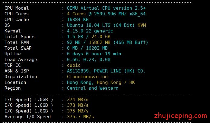 cmivps：香港cn2线路VPS，20Mbps带宽，KVM虚拟，$7/月起-国外主机测评