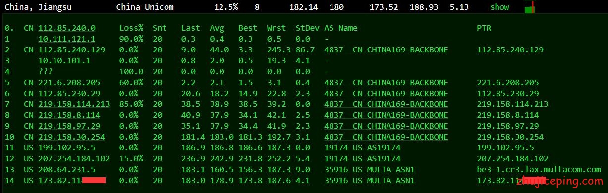 cc22 #消息# cloudcone：价格不变的情况下毫无征兆地连接了单程CN2