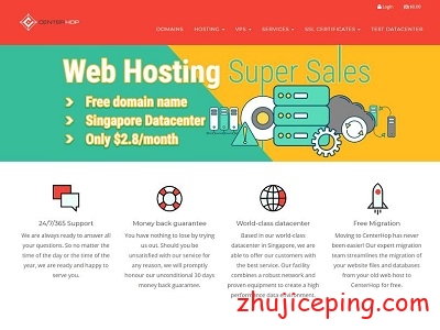 centerhop：优质新加坡VPS，$27/年，1g内存/25gSSD/1T流量，带windows-国外主机测评