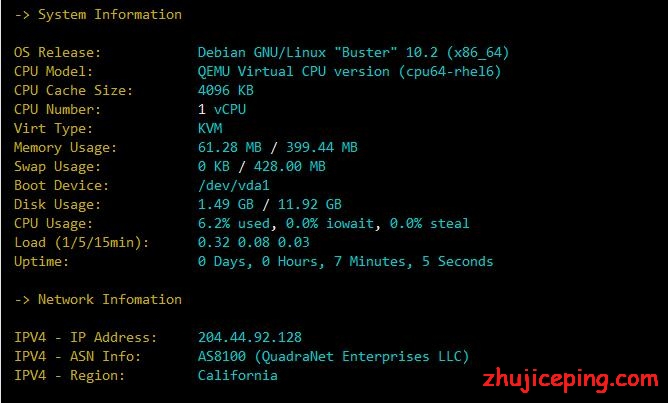 400-1 pacificrack：简单测评“农历新年”干货VPS，最低$8.88/年，又要传家？
