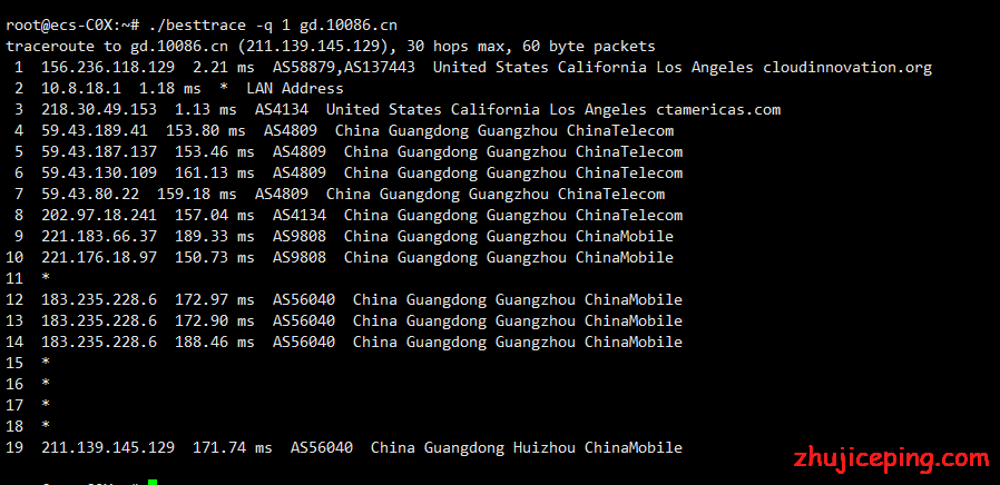 tmhhost：洛杉矶安畅双向CN2 GIA线路VPS简单测评，强制三网回程CN2 GIA路由