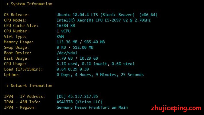 akkocloud：德国cn2 gia VPS（1Gbps带宽）简单测评，晚高峰也不炸，可解锁奈非-国外主机测评