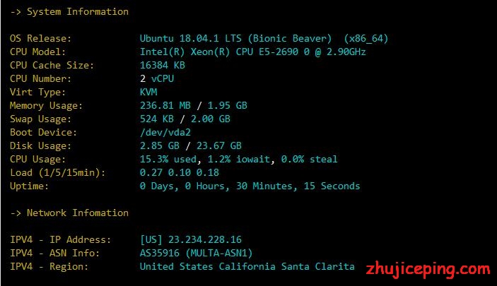 rn4 racknerd：新版2K20促销款VPS简单测评，大致告诉你racknerd的VPS怎么样