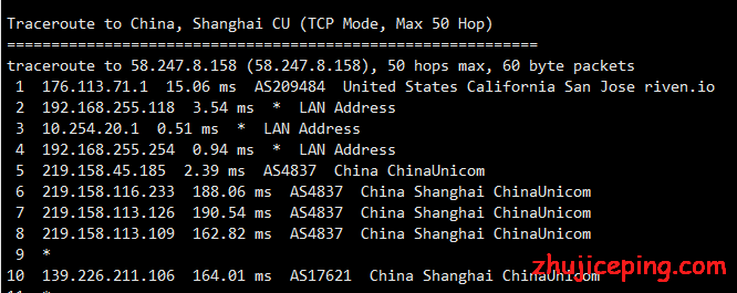 hostyun：15.3元/月，美国cn2 gia VPS，KVM/512M内存/10gSSD/0.6T流量，附上cn2 gia VPS测评数据