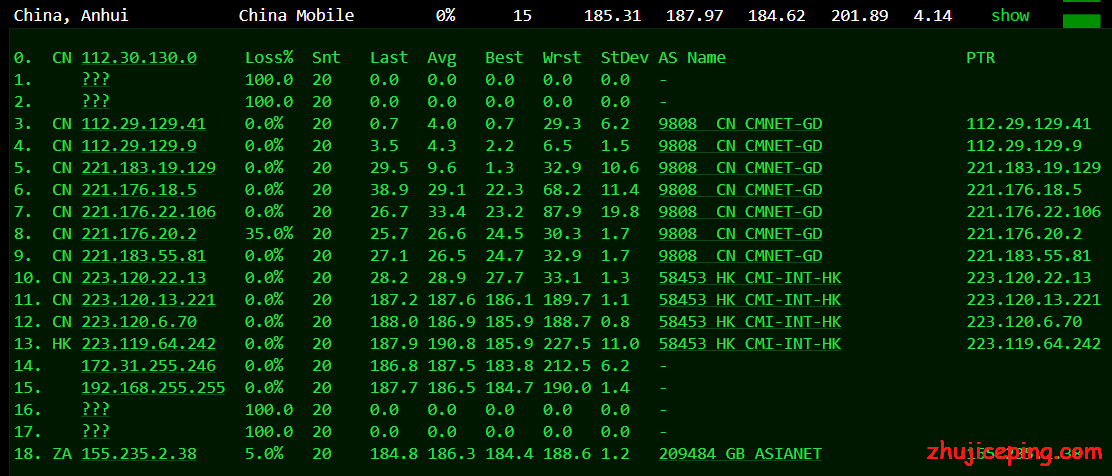 hy6 hostyun：15.3元/月，美国cn2 gia VPS，KVM/512M内存/10gSSD/0.6T流量，附上cn2 gia VPS测评数据