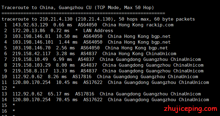 hotiis：香港VPS简单测评，电信和移动走cn2 gia（最高50M带宽），联通直连