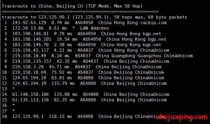 hotiis：香港VPS简单测评，电信和移动走cn2 gia（最高50M带宽），联通直连