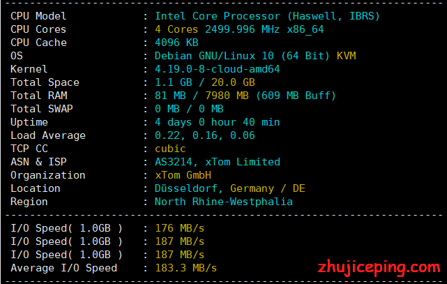 简单测评下locvps荷兰 cn2 gia线路的VPS，去程除移动外都是cn2，回程三网强制cn2 gia-国外主机测评