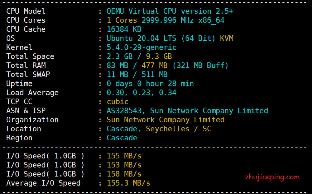 给大家看看南非cn2 gia网络--简单测评justg的南非 cn2 gia VPS-国外主机测评