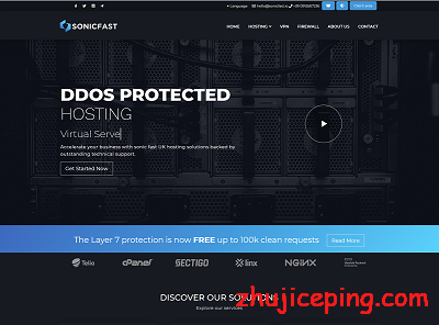 sonicfast：英国VPS-100G高防，€18/年-512M内存/1核/5gNVMe/1T流量-国外主机测评