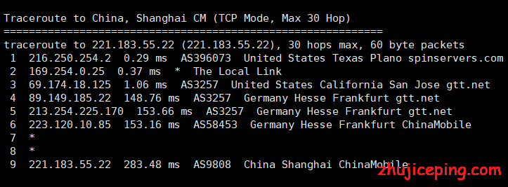 sp14 spinservers：圣何塞（10Gbps带宽）独立服务器简单测评，三网全走GTT，网络效果相当好