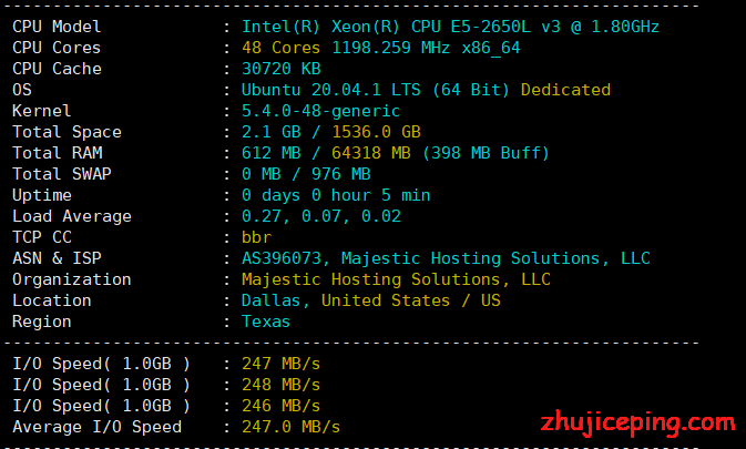 sp4 spinservers：圣何塞（10Gbps带宽）独立服务器简单测评，三网全走GTT，网络效果相当好