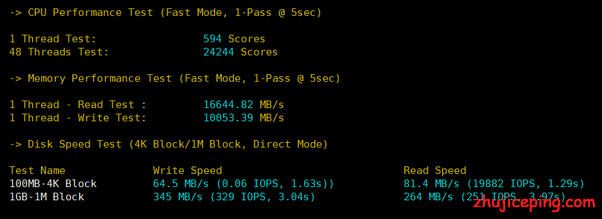 spinservers：圣何塞（10Gbps带宽）独立服务器简单测评，三网全走GTT，网络效果相当好