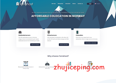 terrahost：挪威VPS，€0.92/月，256M内存/1核/30gNVMe/1T流量-国外主机测评