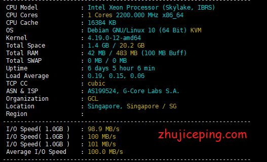 gc1 gcorelabs：新加坡VPS简单测评，告诉你gcorelabs新加坡线路怎么样