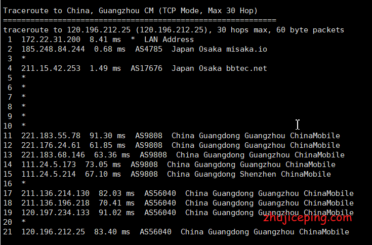jp16-2 搬瓦工日本VPS简单测评，看看你这日本软银线路是否适合你？！