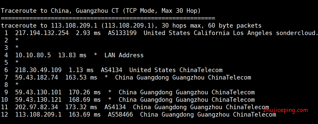 hh12 henghost：简单测评强制三网路由走cn2线路的美国OpenStack云服务器，比较给力
