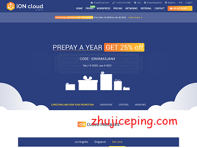 #圣诞+新年# kryptcloud：云服务器（VPS）7.5折优惠，洛杉矶\圣何塞，有Windows授权-国外主机测评