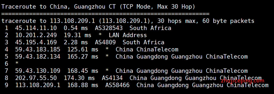 jg13 justg：500M带宽的“三网”-“南非 cn2 gia vps ”简单测评