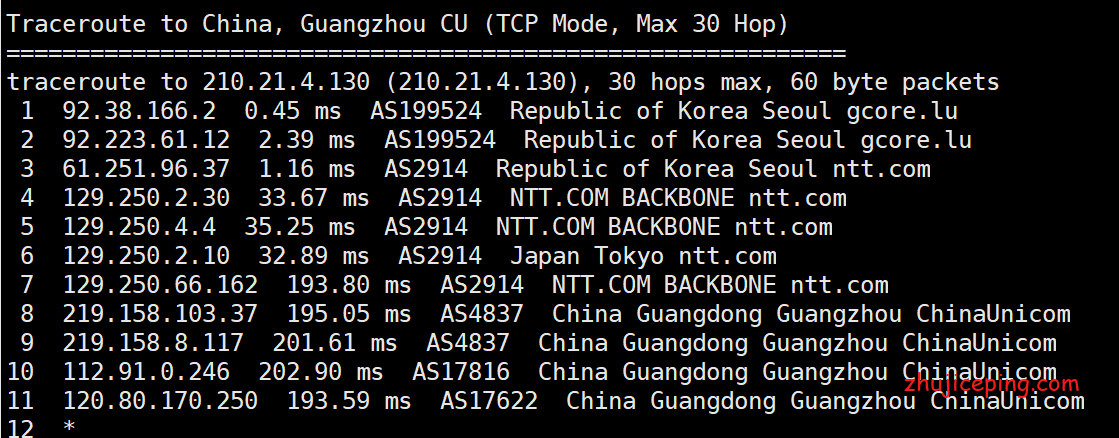 kr11 gcorelabs：简单测评€4.99/月的韩国VPS，适合联通，电信凑合，移动滚蛋