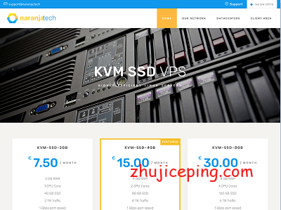 naranjatech：荷兰VPS，€20/年，2G内存/1核(EPYC7542)/30gNVMe/5T流量-国外主机测评