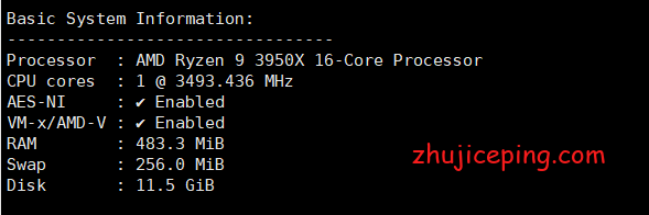 简单测评spartanhost西雅图10Gbps带宽的高端VPS（AMD Ryzen9 3950X+DDR4+NVMe）