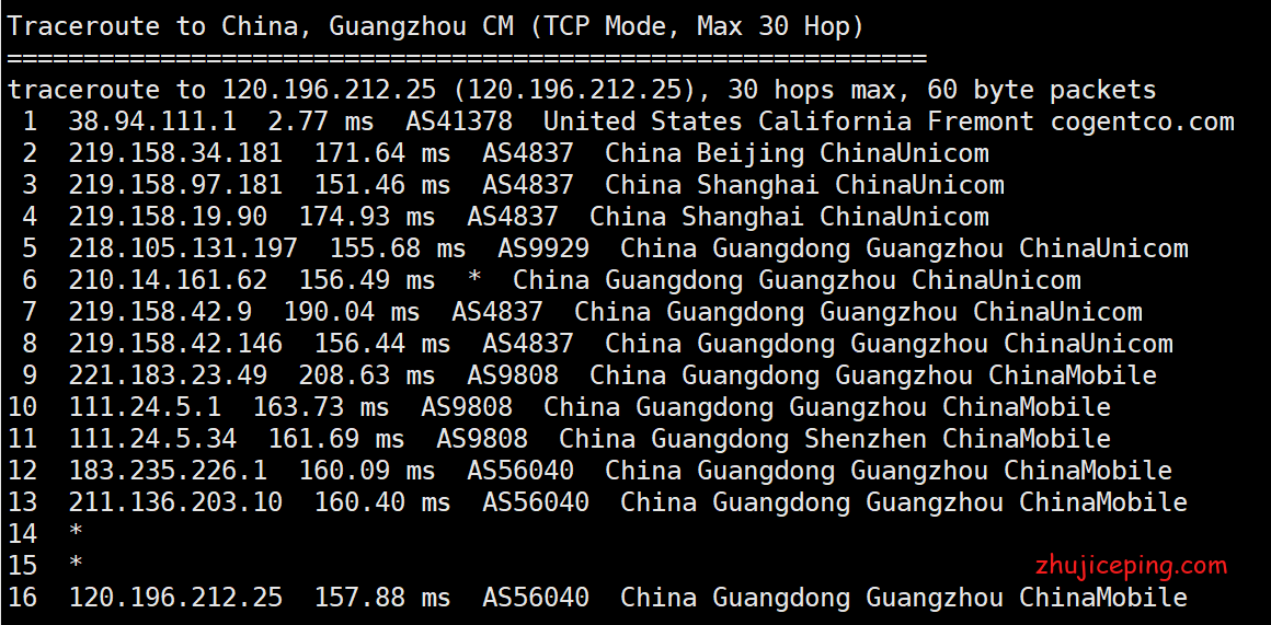 idc13 白丝云：简单测评“美国圣何塞-精品大陆优化BGP ”线路的VPS