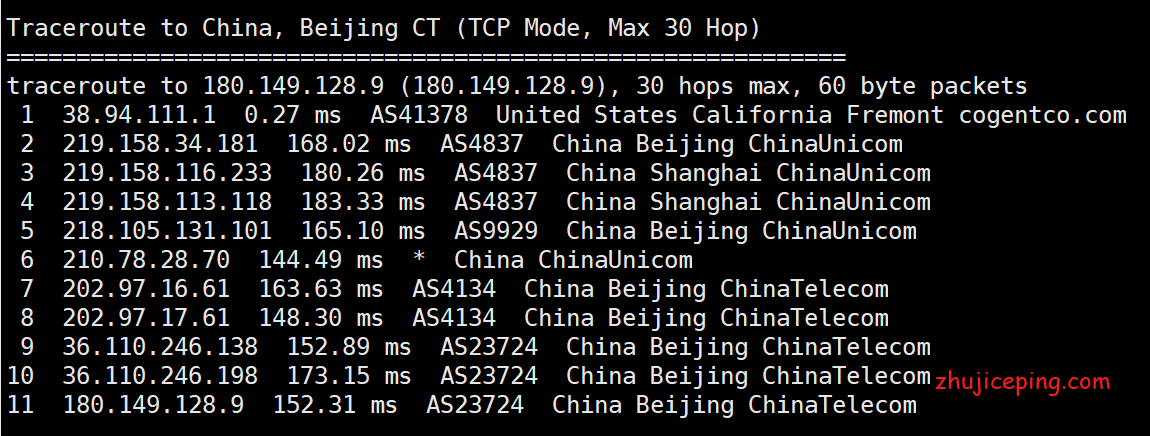 idc6 白丝云：简单测评“美国圣何塞-精品大陆优化BGP ”线路的VPS