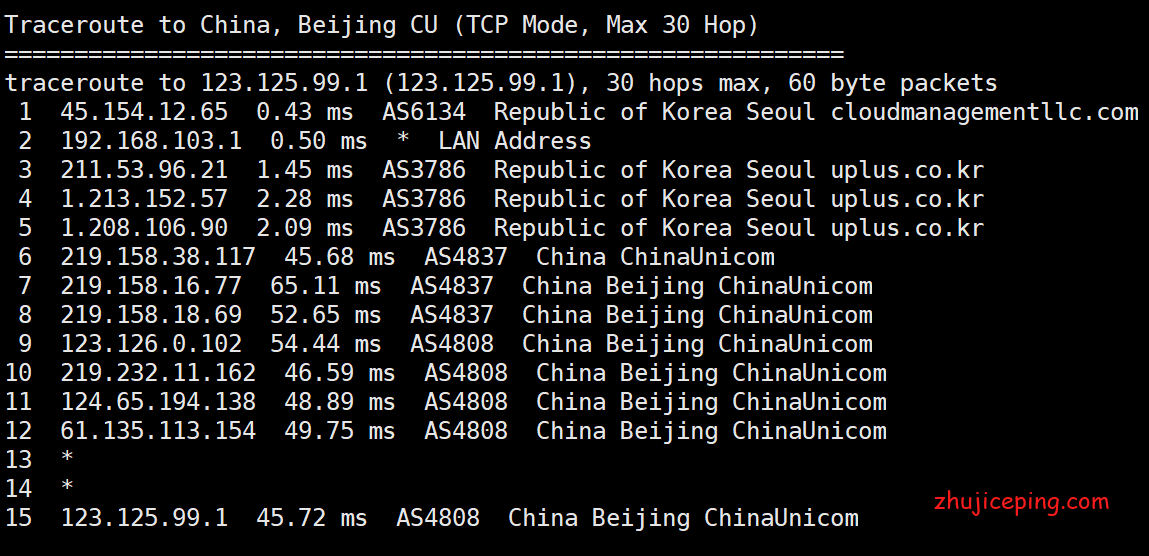 kcn1 aoyoyun（傲游主机）韩国CN2 VPS简单测评，30~100M带宽，网络效果不错