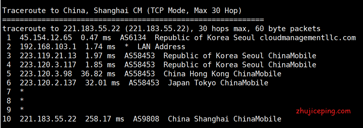 aoyoyun（傲游主机）韩国CN2 VPS简单测评，30~100M带宽，网络效果不错