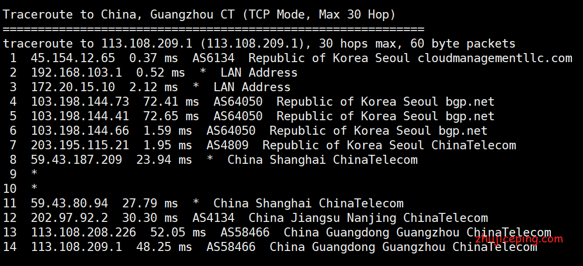 kcn8 aoyoyun（傲游主机）韩国CN2 VPS简单测评，30~100M带宽，网络效果不错