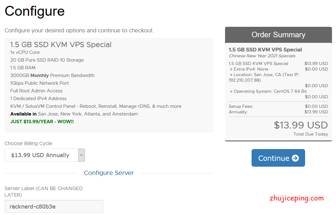 rb1 #中国新年# racknerd：红包抽奖，直接抵现，多款便宜VPS，全新Ryzen9 3900X+NVMe系列VPS