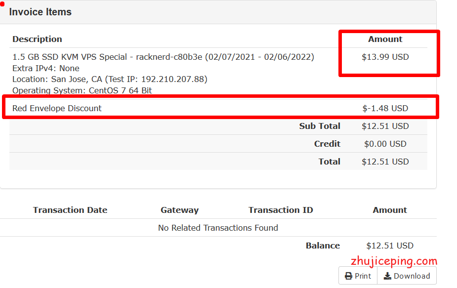 rb6 #中国新年# racknerd：红包抽奖，直接抵现，多款便宜VPS，全新Ryzen9 3900X+NVMe系列VPS