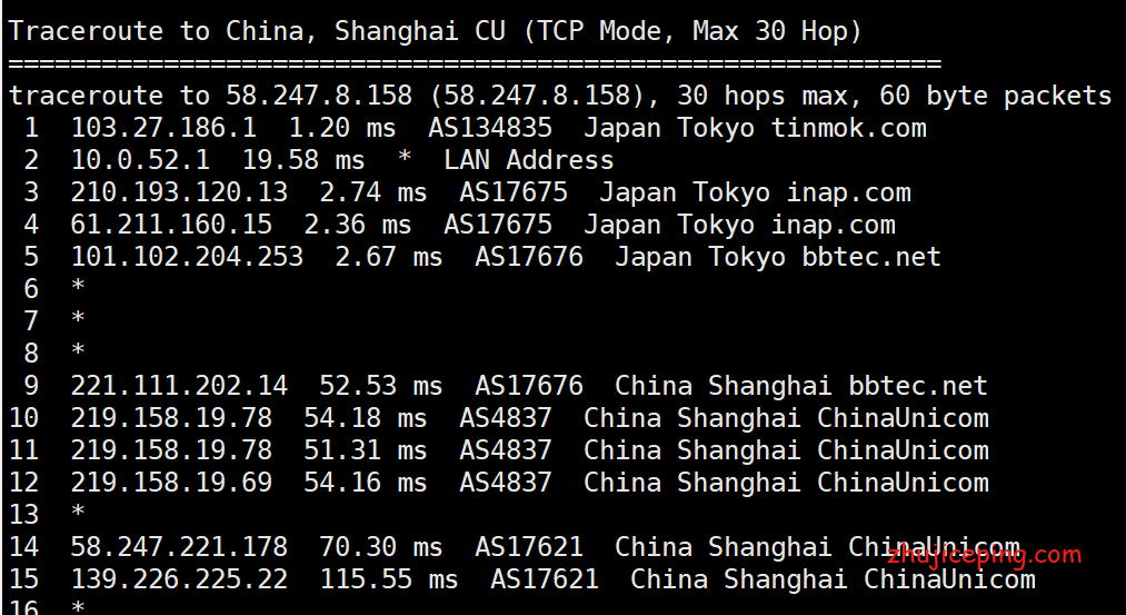 tky4 aoyoyun（傲游主机）：分享下日本vps(东京直连线路)的简单测评数据