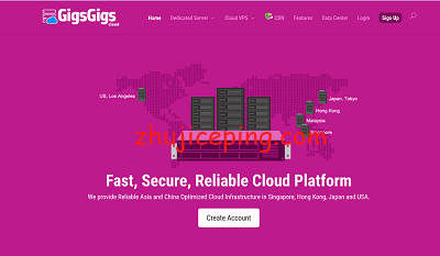gigsgigscloud：$12/月，美国VPS，电信和移动走cn2 gia+联通走as9929，1Gbps带宽，免费快照