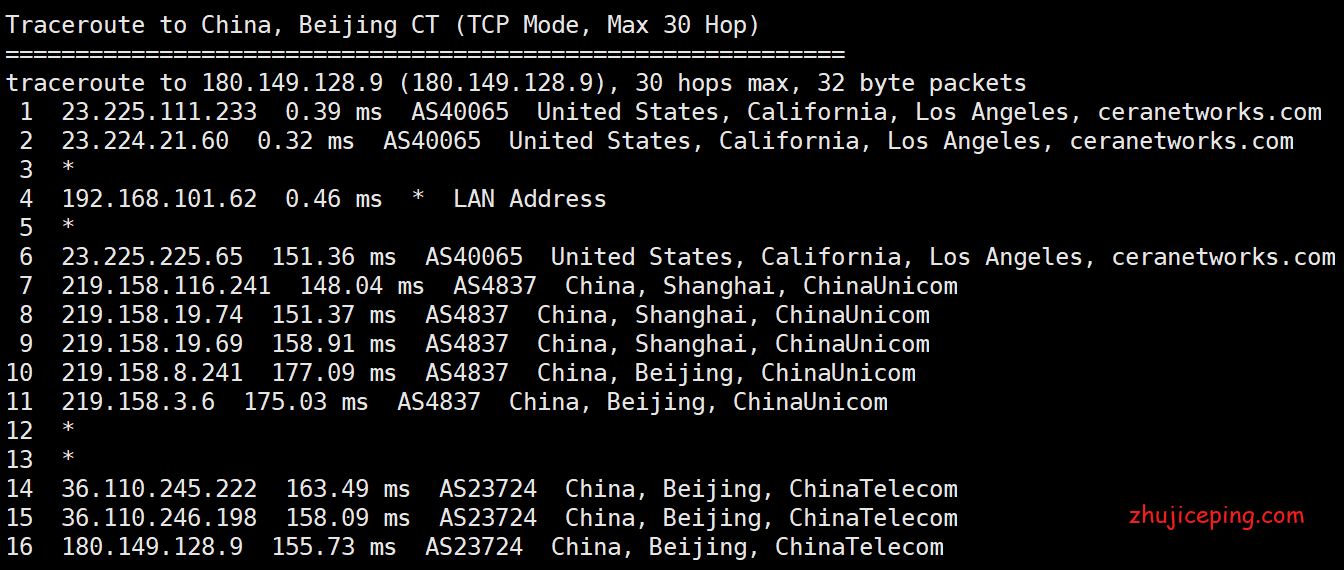 简单测评hostyun洛杉矶三网强制联通AS4837线路的VPS