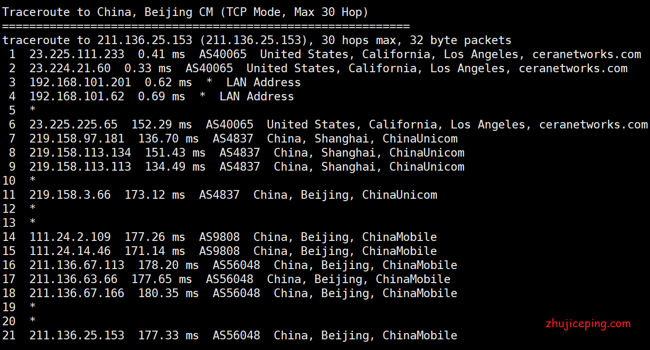 h5 简单测评hostyun洛杉矶三网强制联通AS4837线路的VPS