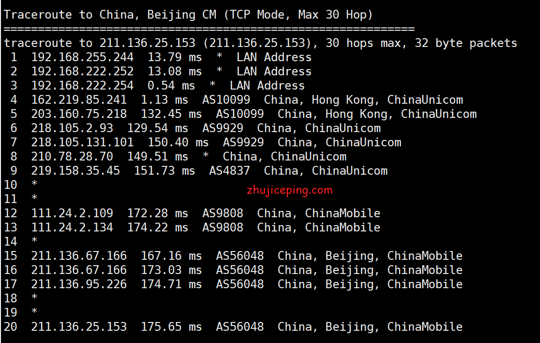 hy3 hostyun的所有AS9929的VPS全部变成了as4809+as9929，给大家测评验证下