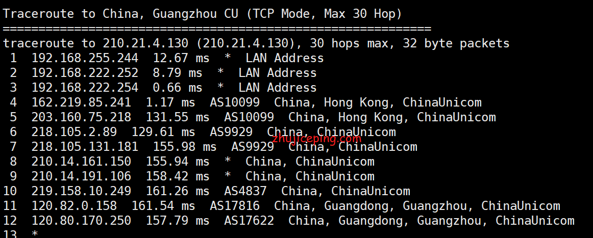 hy7 hostyun的所有AS9929的VPS全部变成了as4809+as9929，给大家测评验证下