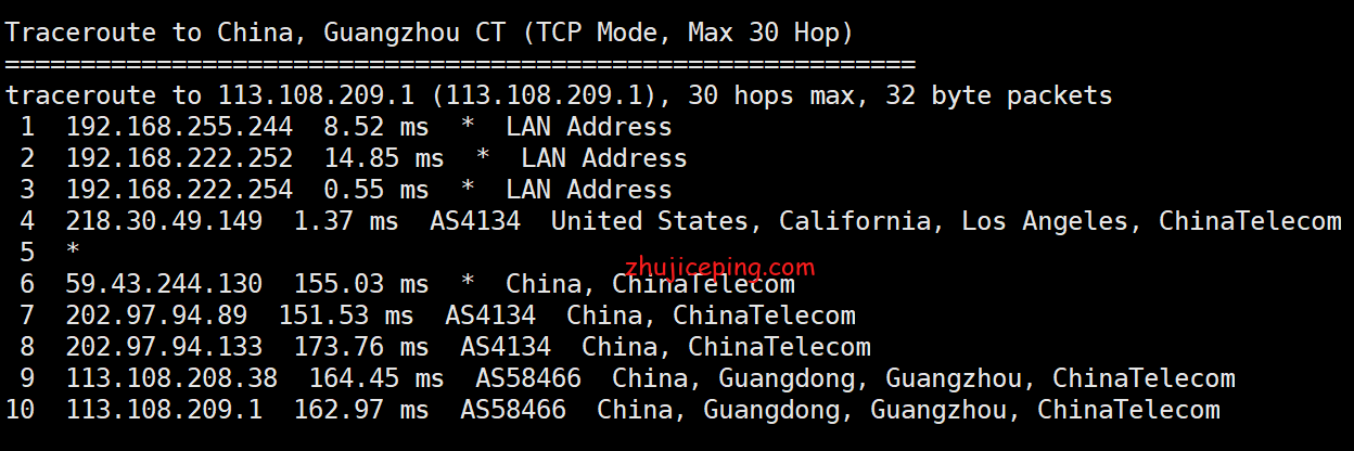 hy8 hostyun的所有AS9929的VPS全部变成了as4809+as9929，给大家测评验证下