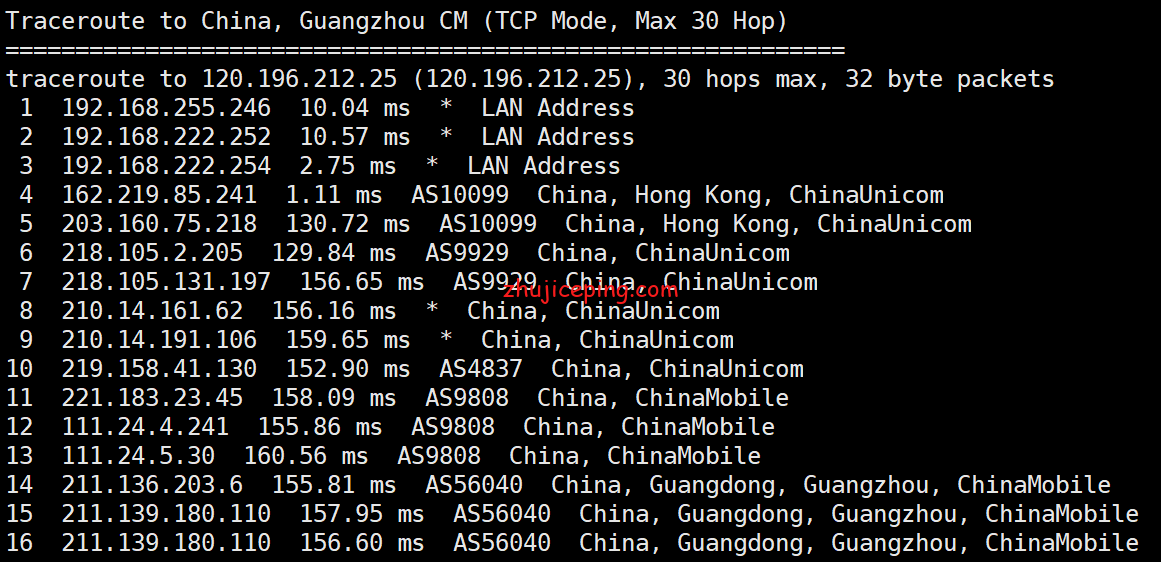 ac11 简单测评aoyoyun(傲游主机)洛杉矶CU2-联通VIP线路的VPS，高端AS9929+AS4809线路