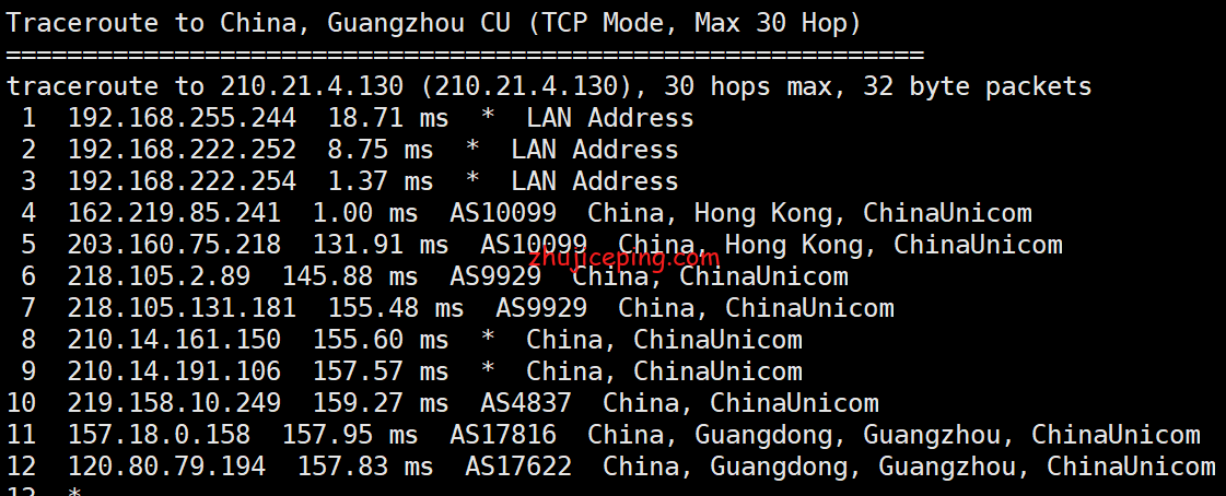ac9 简单测评aoyoyun(傲游主机)洛杉矶CU2-联通VIP线路的VPS，高端AS9929+AS4809线路