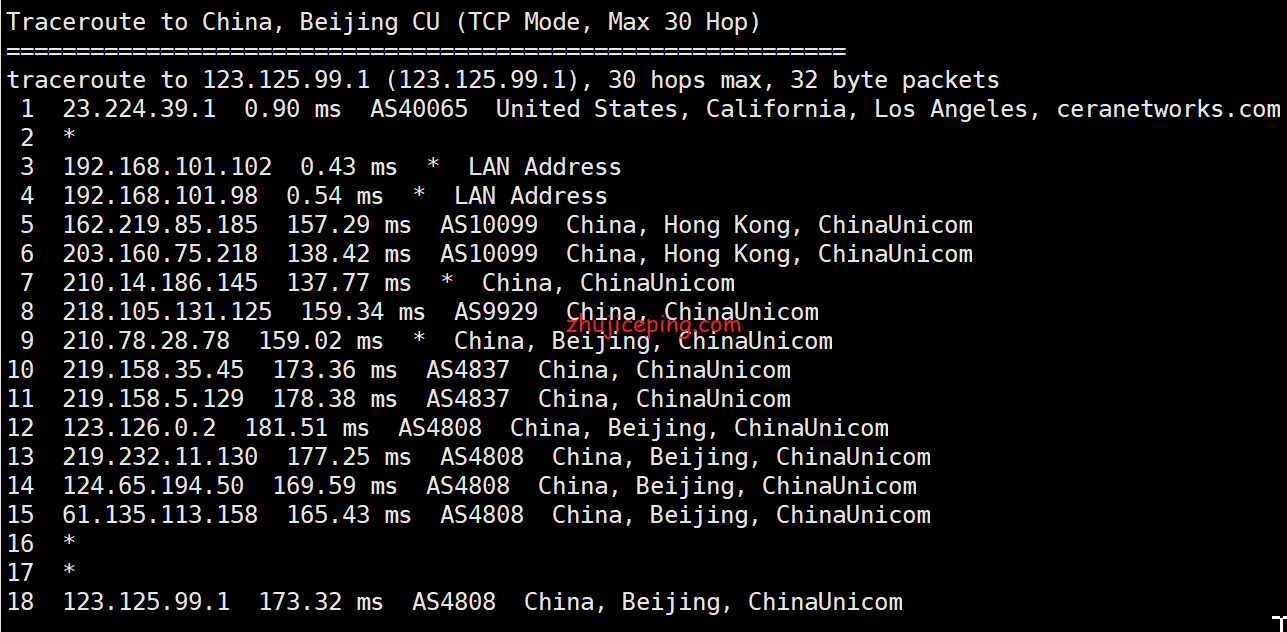 cp3 cloudpowerall：大致分享下洛杉矶联通AS9929线路VPS简单测评