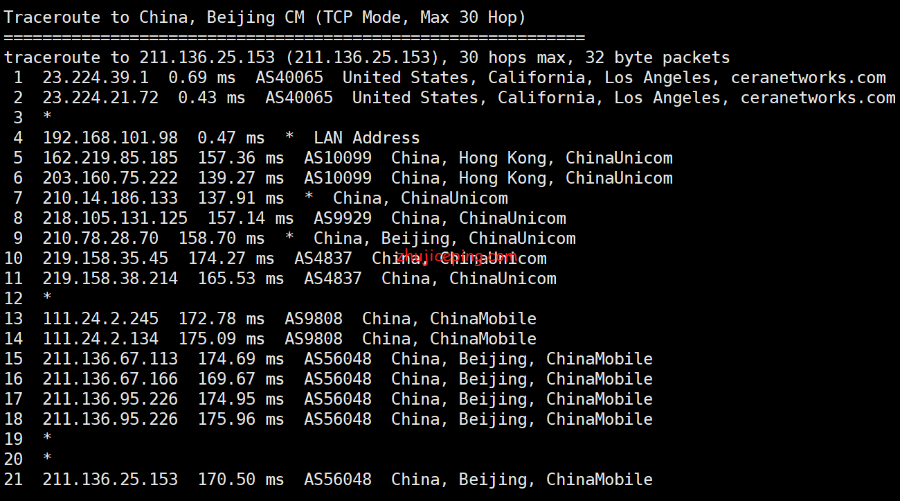 cp5 cloudpowerall：大致分享下洛杉矶联通AS9929线路VPS简单测评