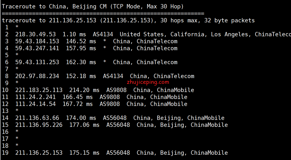 ggc3 简单测评gigsgigscloud洛杉矶电信cn2 gia+联通as9929+移动cn2 gia线路的VPS